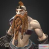 1527462 - PBR Game 3D Models - Dwarf Blacksmith 3D Max