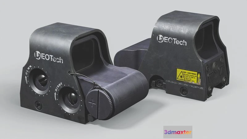 1527550 - PBR Game 3D Models - EOTechXPS2-0 dot sight 3D Max