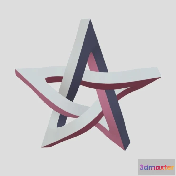 1527566 - PBR Game 3D Models - Escher Star 3D Max