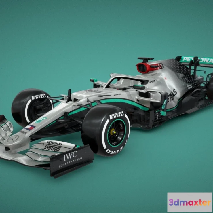 1527622 - PBR Game 3D Models - F1 Mercedes W11 2020 3D Max