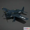 1527634 - PBR Game 3D Models - F8f Bearcat 3D Max