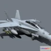 1527636 - PBR Game 3D Models - Fa 18 Bd Hornet 3D Max