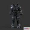 1527646 - PBR Game 3D Models - Fallout 4 X-01 Power Armor 3D Max