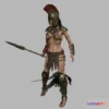 1527692 - PBR Game 3D Models - Female Gladiator 3D Max