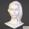 1527698 - PBR Game 3D Models - Female Head 01 Free 3D Max