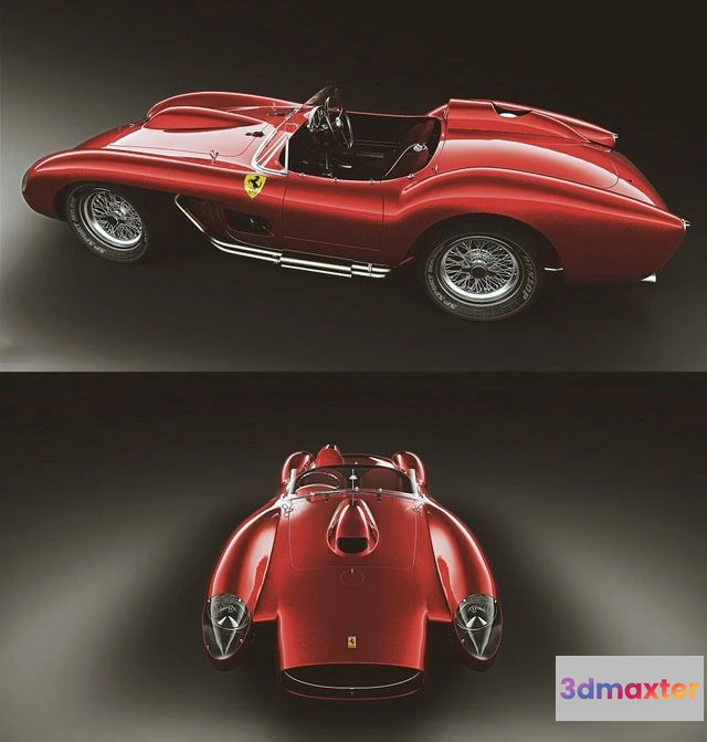 1527736 - PBR Game 3D Models - Ferrari 250 TestaRossa 3D Max
