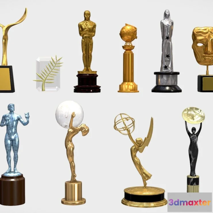 1527742 - PBR Game 3D Models - Film Awards 3D 3D Max
