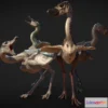 1527770 - PBR Game 3D Models - Flightless Alien Bird 3D Max