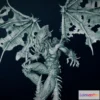 1527778 - PBR Game 3D Models - Flying Cthulhu 3D Max