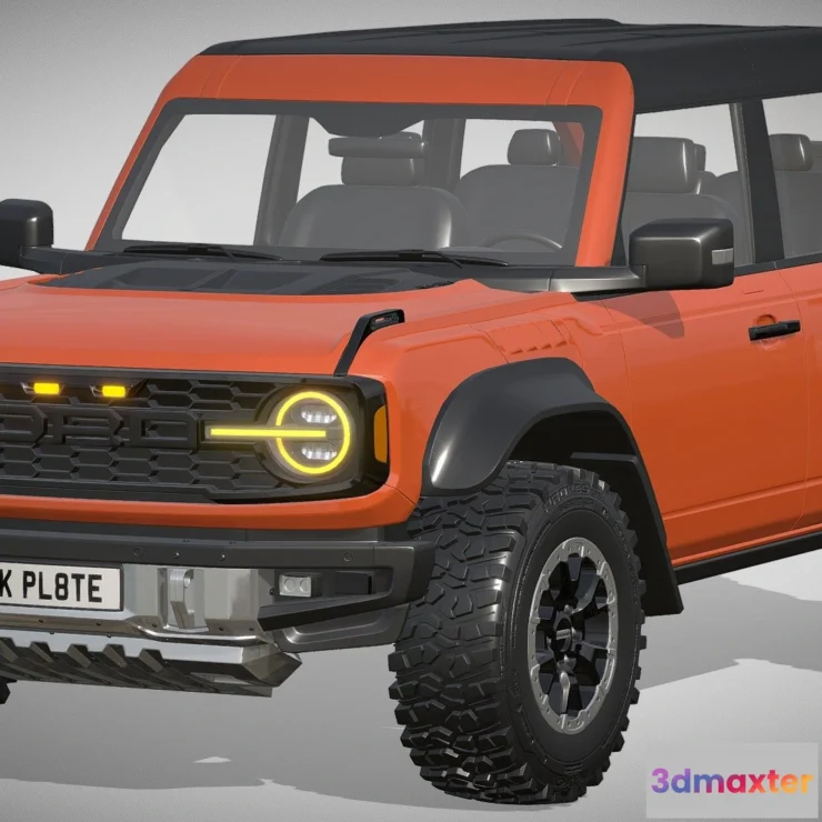 1527802 - PBR Game 3D Models - Ford Bronco Raptor 2022 3D Max