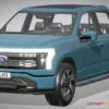 1527808 - PBR Game 3D Models - Ford F 150 Lightning 2022 3D Max