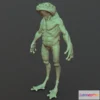 1527864 - PBR Game 3D Models - Frog Humanoid Creature 3D Max