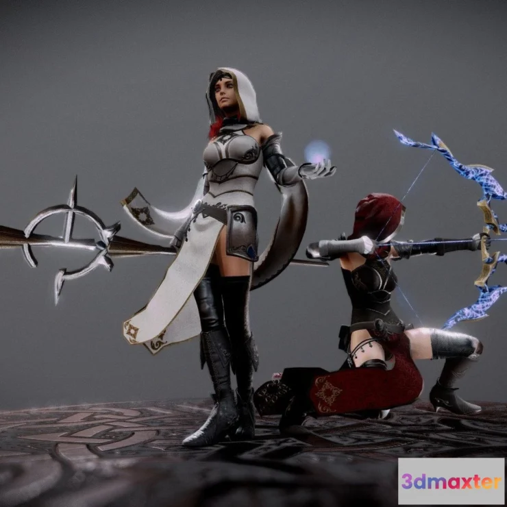 1527874 - PBR Game 3D Models - Furrys2 Preview 3D Max