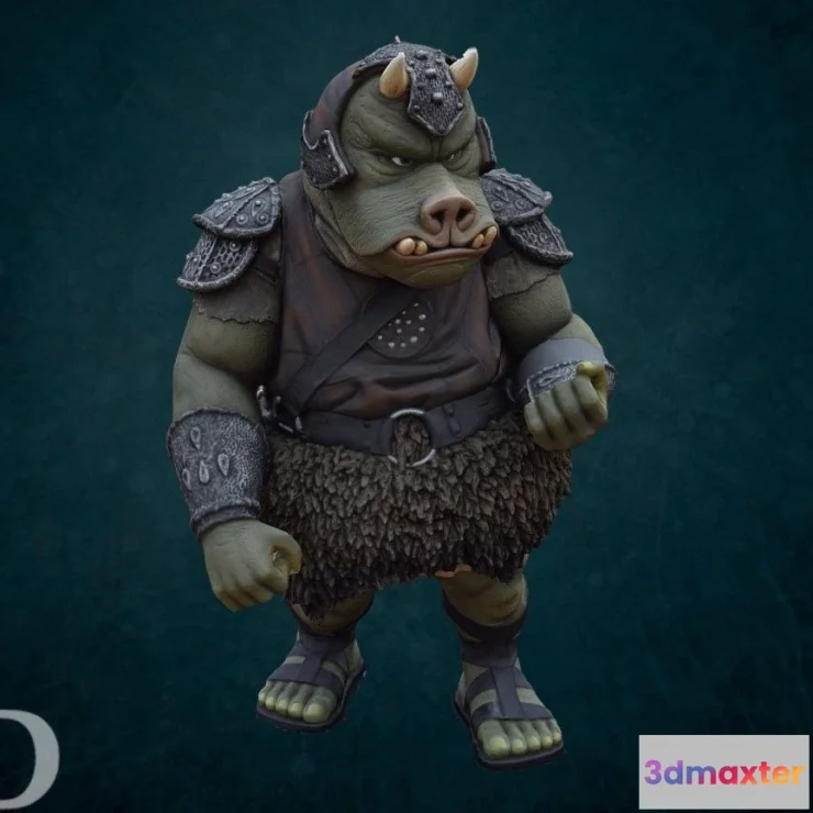 1527936 - PBR Game 3D Models - Gamorreano 3D Max