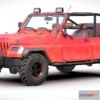 1527952 - PBR Game 3D Models - Generic 4X4 Suv 3D Max