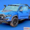 1527956 - PBR Game 3D Models - Generic Pickup Truck Lowpoly 3D Max