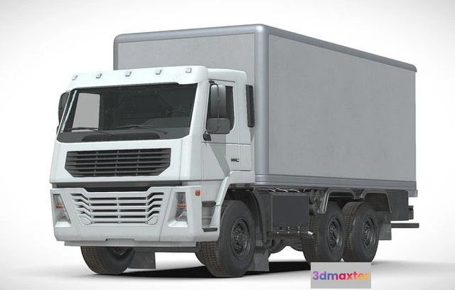 1527958 - PBR Game 3D Models - Generic Rigid Truck 3D Max