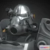 1527980 - PBR Game 3D Models - Power Armor From Fallout. Model T45 3D Max