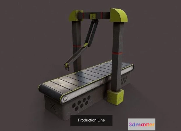 1528012 - PBR Game 3D Models - Production Line Pack 3D Max