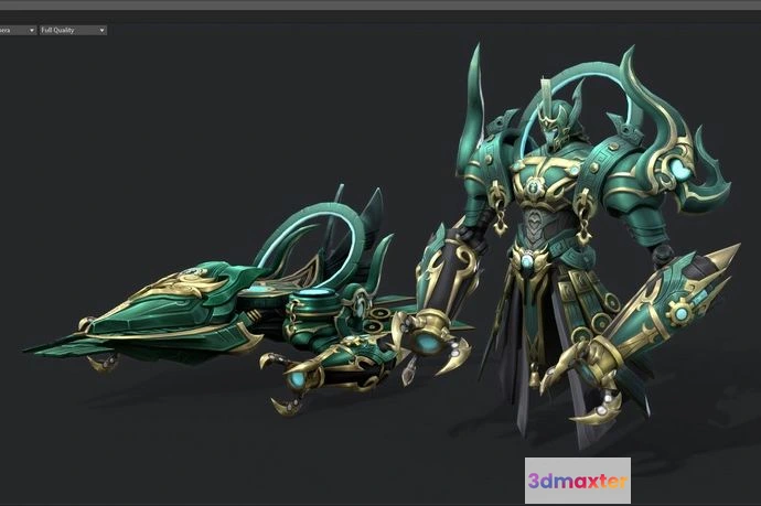 1528094 - PBR Game 3D Models - Robot Low-poly 3D Max