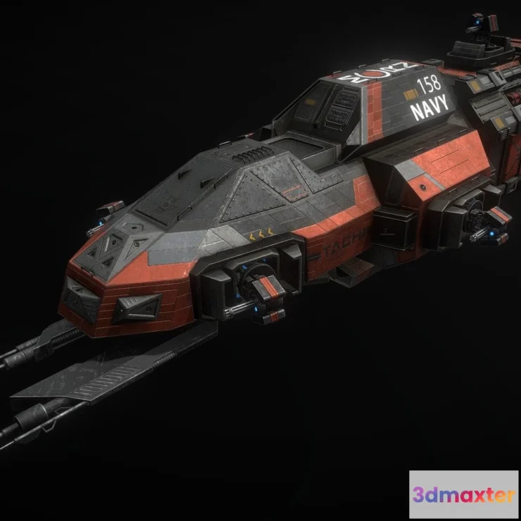 1528096 - PBR Game 3D Models - Rocinante 3D Max