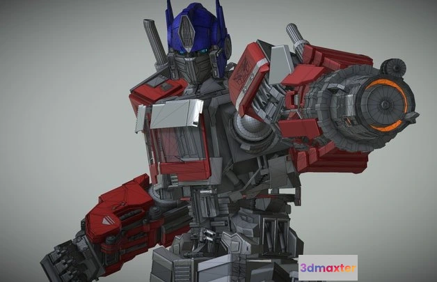 1528110 - PBR Game 3D Models - Rotb Optimus Prime (Updated) 3D Max