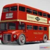 1528116 - PBR Game 3D Models - Routemaster London Double Decker Bus 3D Max