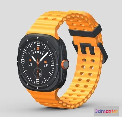 1528130 - PBR Game 3D Models - Samsung Galaxy Watch Ultra Titanium Gray 3D Max