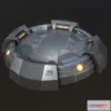 1528146 - PBR Game 3D Models - Sci Fi Platform Type B 3D Max