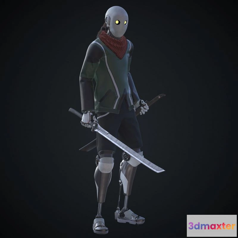 1528164 - PBR Game 3D Models - Sci-fi character - Robot 3D Max