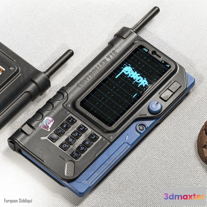 1528176 - PBR Game 3D Models - Sci-fi Controller V18 3D Max