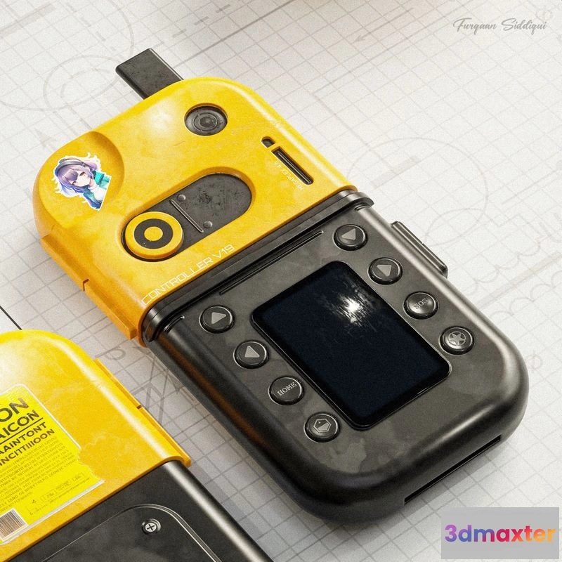 1528178 - PBR Game 3D Models - Sci-Fi Controller V19 3D Max