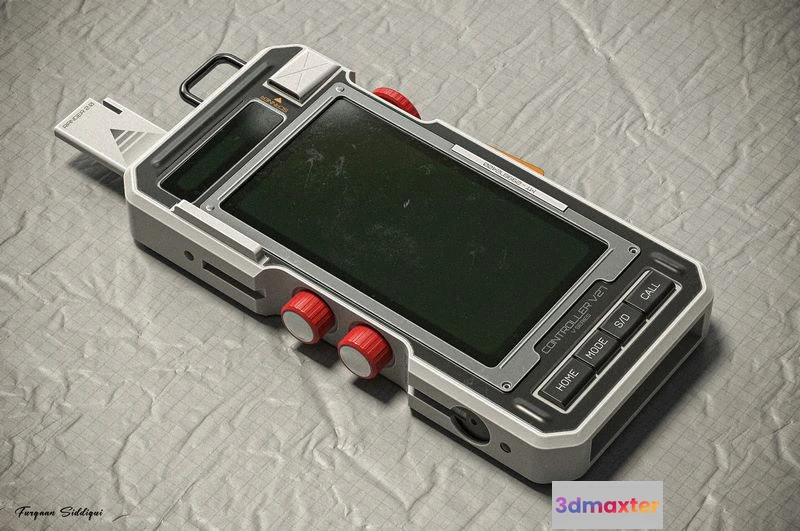 1528184 - PBR Game 3D Models - Sci-fi Controller V27 3D Max