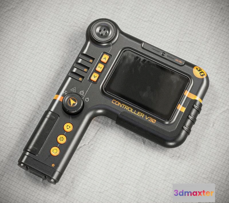 1528188 - PBR Game 3D Models - Sci-fi Controller V30 3D Max