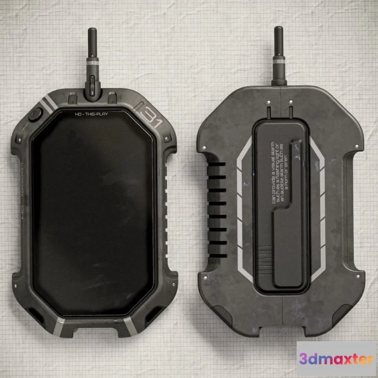 1528190 - PBR Game 3D Models - Sci-fi Controller V31 3D Max