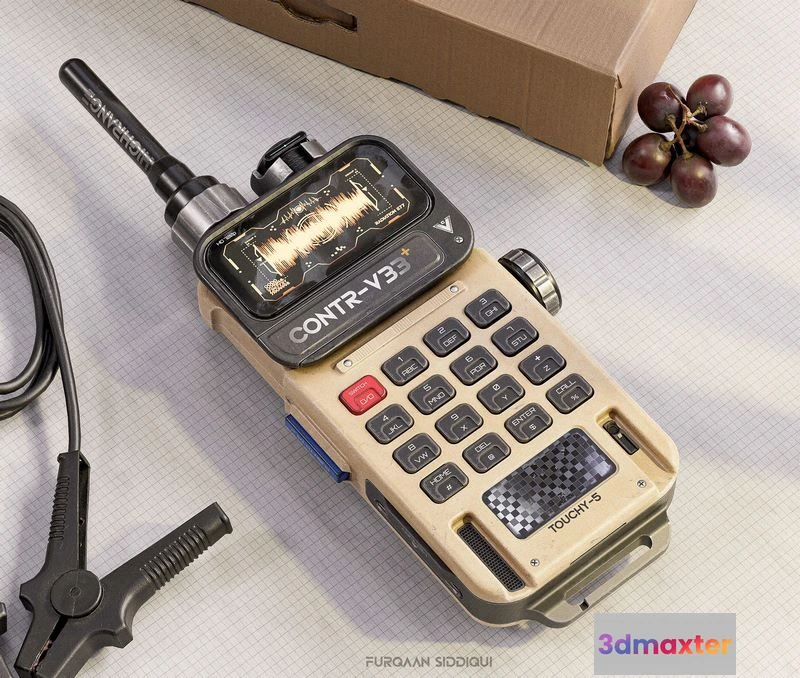 1528194 - PBR Game 3D Models - Sci-fi Controller V33 3D Max