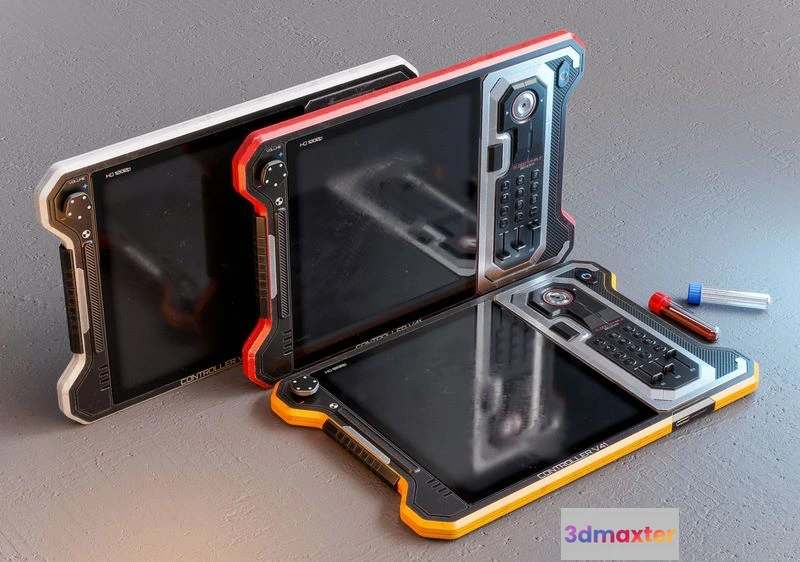 1528204 - PBR Game 3D Models - Sci-fi Controller V41 3D Max