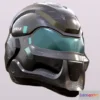 1528224 - PBR Game 3D Models - Sci-fi Helmet 3D Max