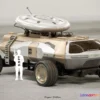 1528230 - PBR Game 3D Models - Sci-fi Mars Rover 3D Max