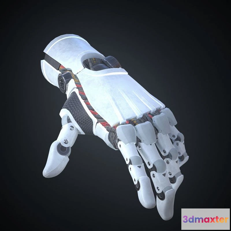 1528246 - PBR Game 3D Models - Sci-fi robotic hand 3D Max