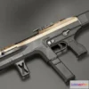 1528250 - PBR Game 3D Models - Sci-fi SMG Submi5 3D Max