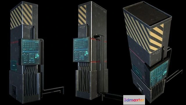 1528254 - PBR Game 3D Models - Sci-fi Station 3D Max