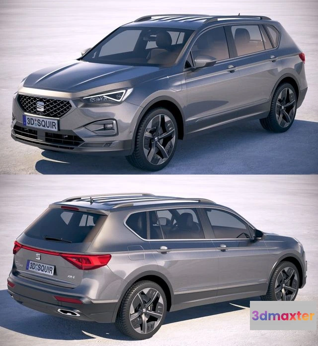 1528274 - PBR Game 3D Models - Seat Tarraco PHEV 2020 3D Max