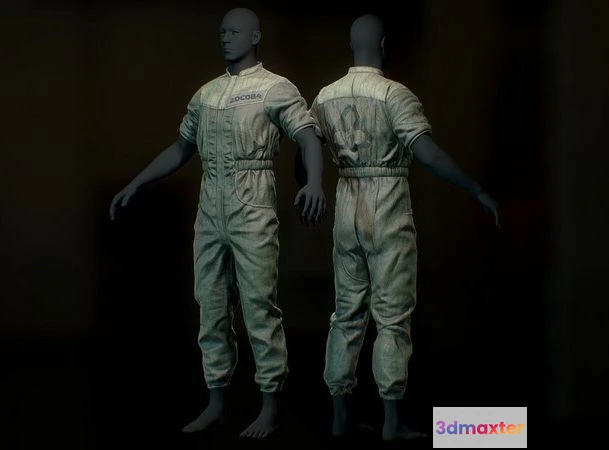 1528282 - PBR Game 3D Models - SERUM - hero suit 3D Max