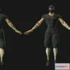 1528288 - PBR Game 3D Models - Shinobi animated character 3D Max