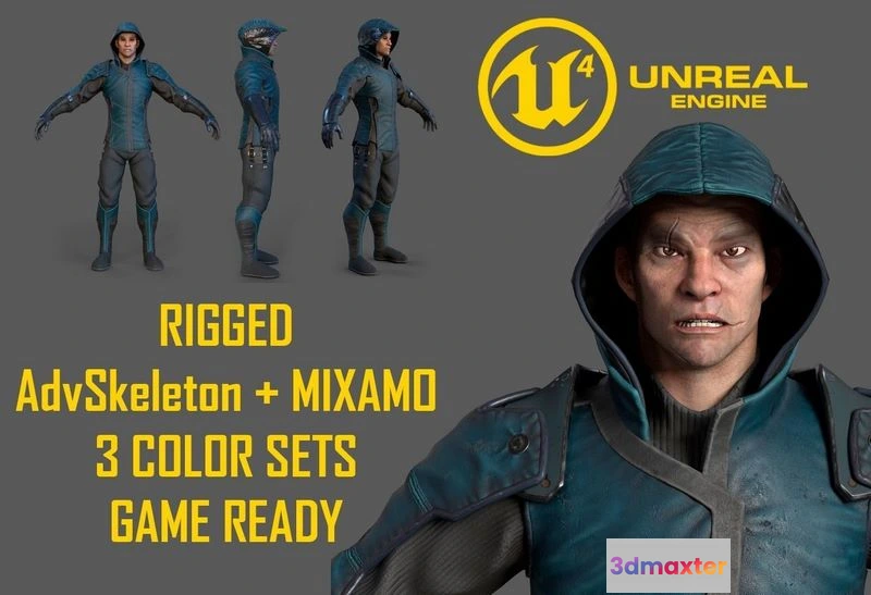 1528290 - PBR Game 3D Models - Shinobi 3D Max