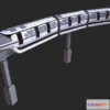 1528304 - PBR Game 3D Models - Silver Star Monorail 3D Max