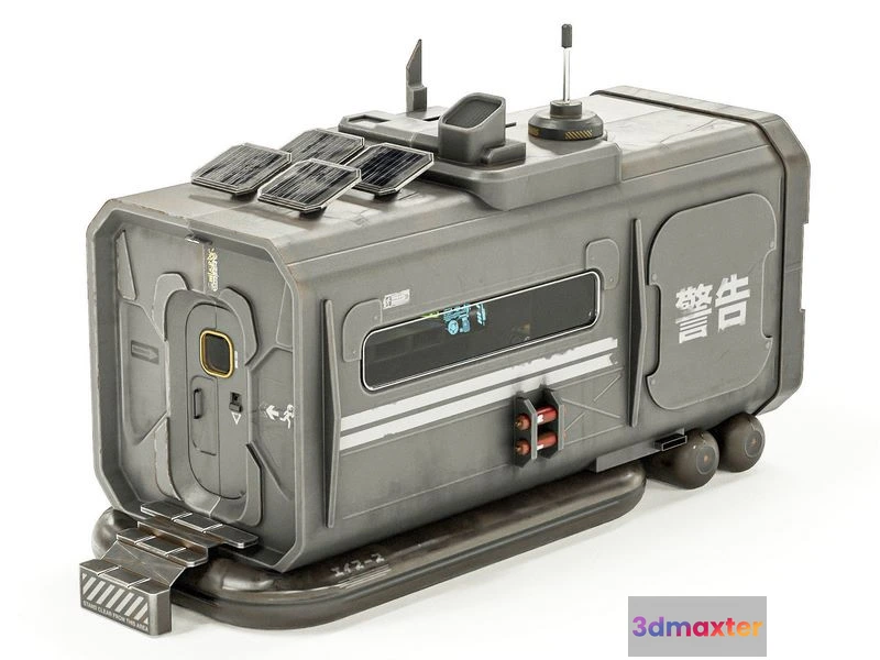 1528354 - PBR Game 3D Models - Space Station EOne 3D Max