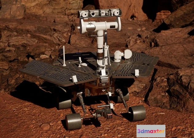 1528366 - PBR Game 3D Models - SPIRIT Mars Exploration Rover 3D Max