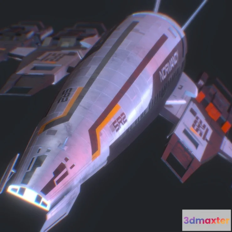 1528372 - PBR Game 3D Models - Sr2 Normandy 3D Max